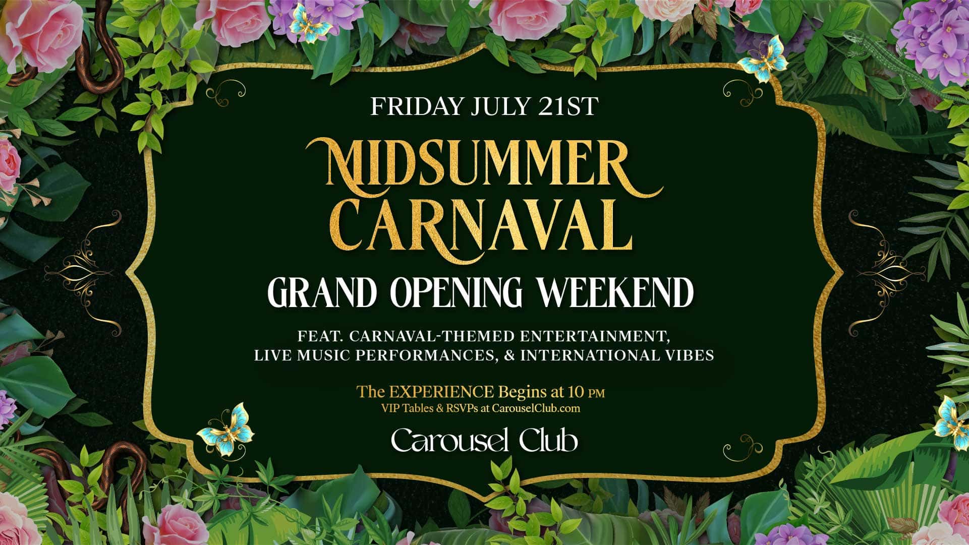 midsummer friday EB Eventbrite-1920x1080 Midsummer Carnaval Grand Opening Weekend at Carousel Club Gulfstream Park Friday July 21 2023