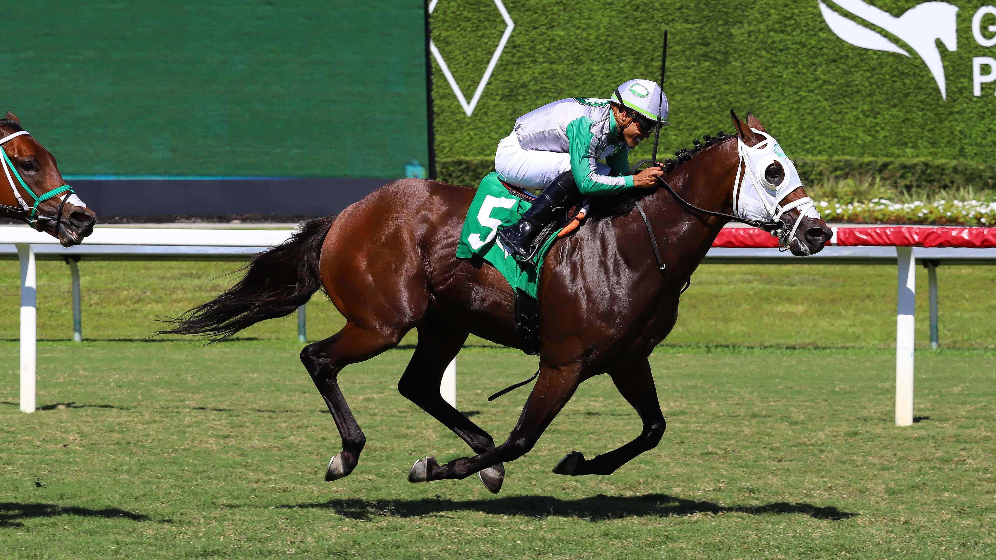 Tank fue superior de principio a fin en The FHBPA Turf Stakes