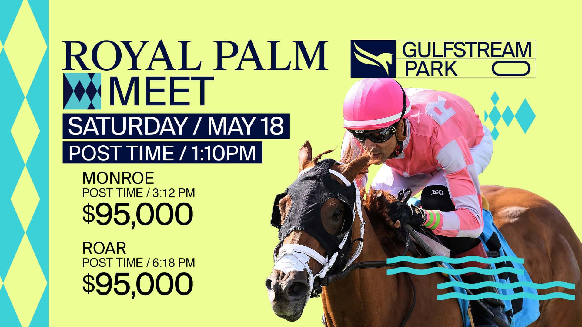 1920x1080 WeekStakes SAT MAY-18 (1) Roayl Palm Meet Saturday May 18 Stakes - Gulfstream Park Thoroughbred Racing