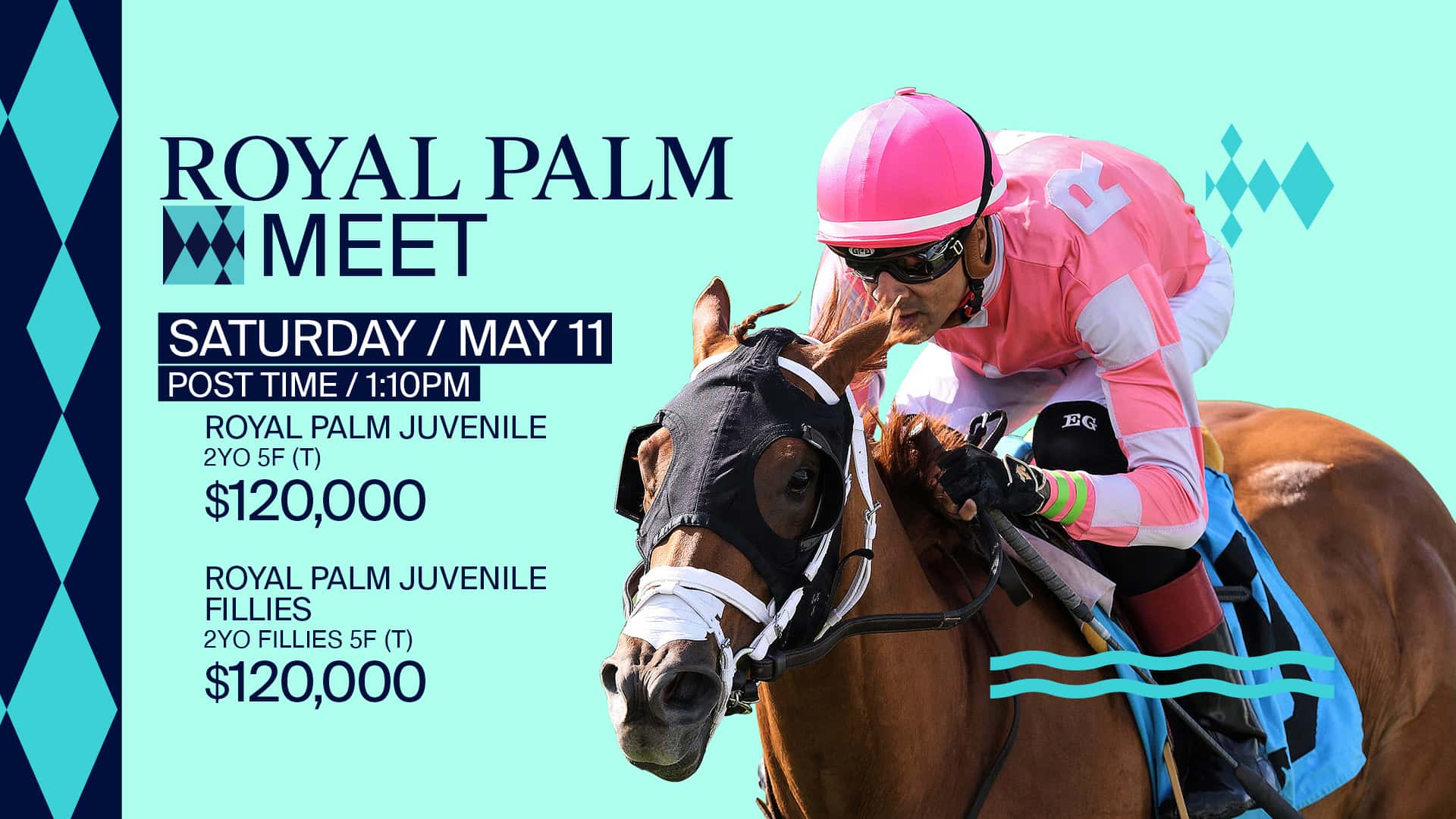 1920x1080 WeekStakes SAT MAY-11 Royal Palm Meet 2024 Saturday May 11 Stakes - Gulfstream Park Thoroughbred Racing
