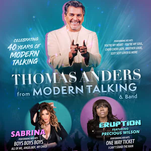 ThomasAnders-2024-MIAWeb600_600 Thomas Anders / Sabrina Salerno & Precious Wilson in Miami
