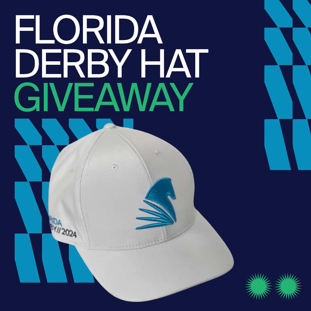 Florida-Derby-Hat 1x1 Florida Derby Hat Giveaway Gulfstream Park 2024 Racing Promo