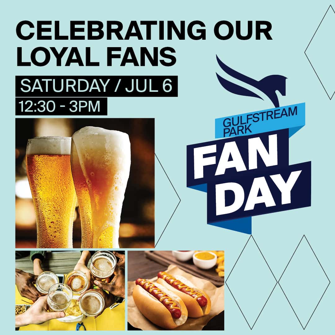 1080x1080 FAN DAY2 Gulfstream Park Fan Day Racing Promo