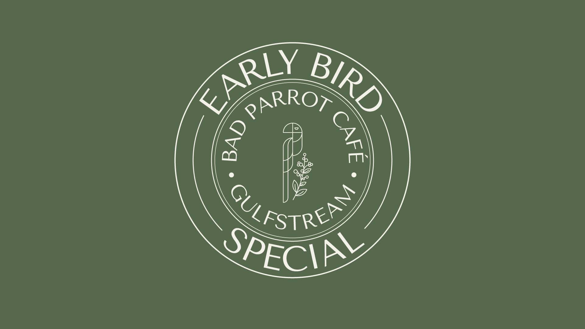 FEBRUARY-FRIDAYS-SATURDAYS-SUNDAYS-9am-1pm Gulfstream Park Casino Promo Fridays, Saturdays and Sundays Early Bird Special - Bad Parrot Cafe