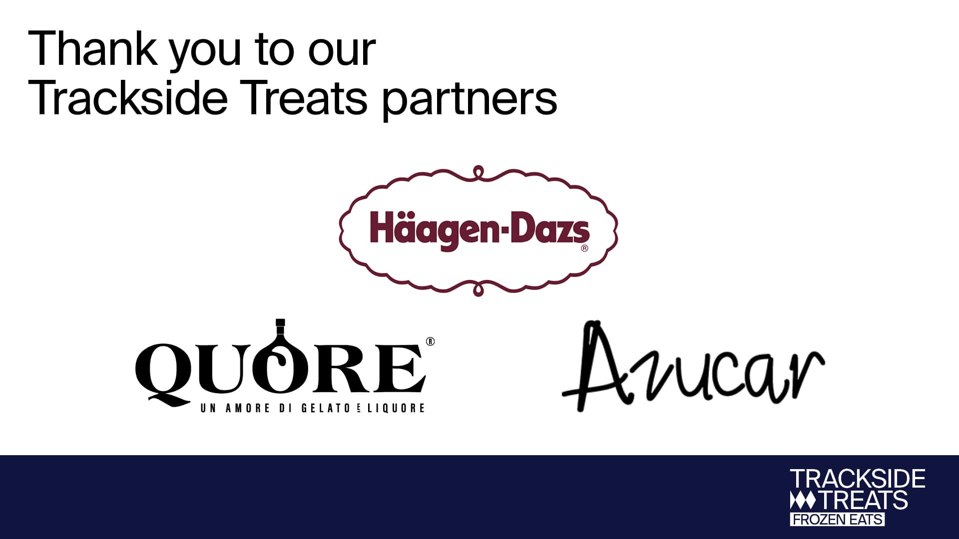 Trackside Treats Frozen Eats partners