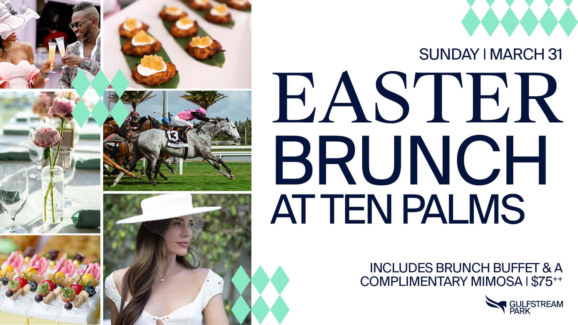TV SLATE Easter24V2 Easter Brunch at Ten Palms Gulfstream Park