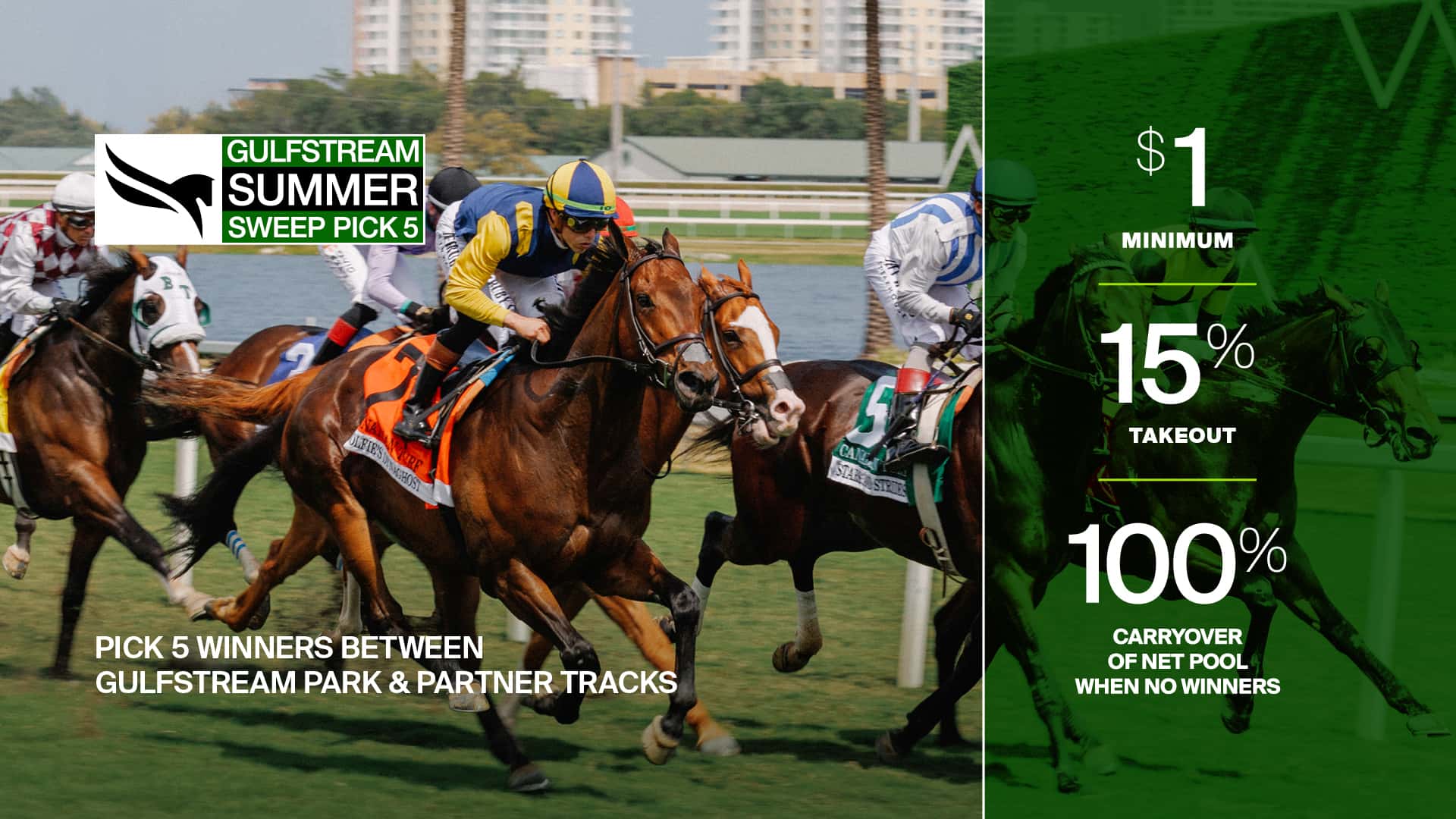 Gulfstream, Woodbine Partner for Saturday’s Summer Sweep