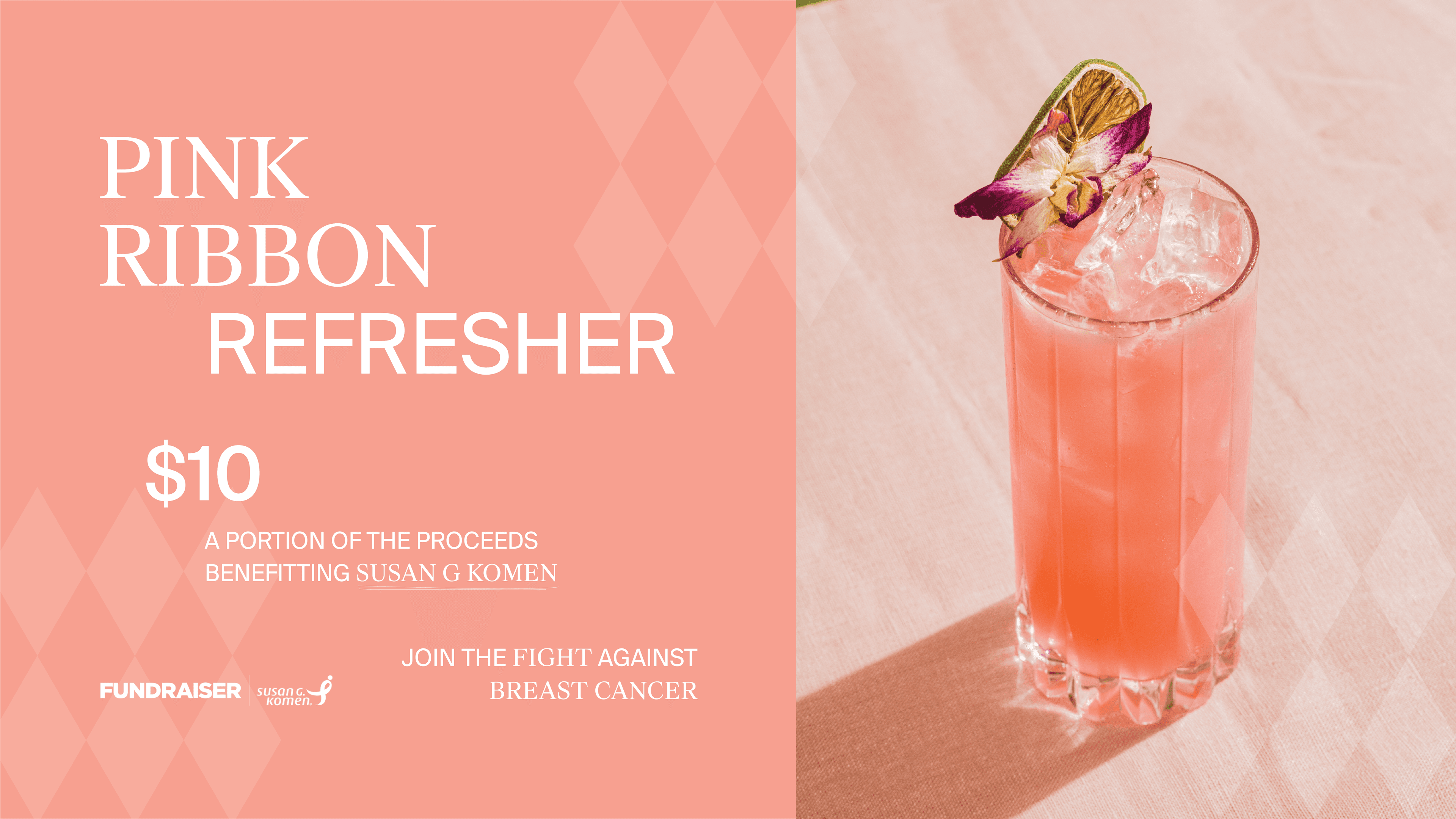 1920x1080 20 30 BCA Cocktail Join Gulfstream Park in the Fight Against Breast Cancer Pink Ribbon Refresher Fundraiser